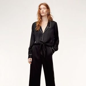NWT Aritzia Tie-Front Blouse